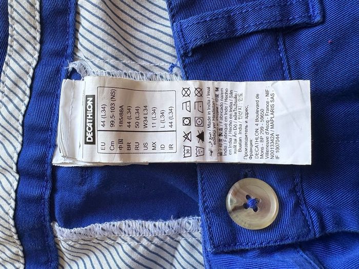 Pantalon bleu Décathlon - photo numéro 2