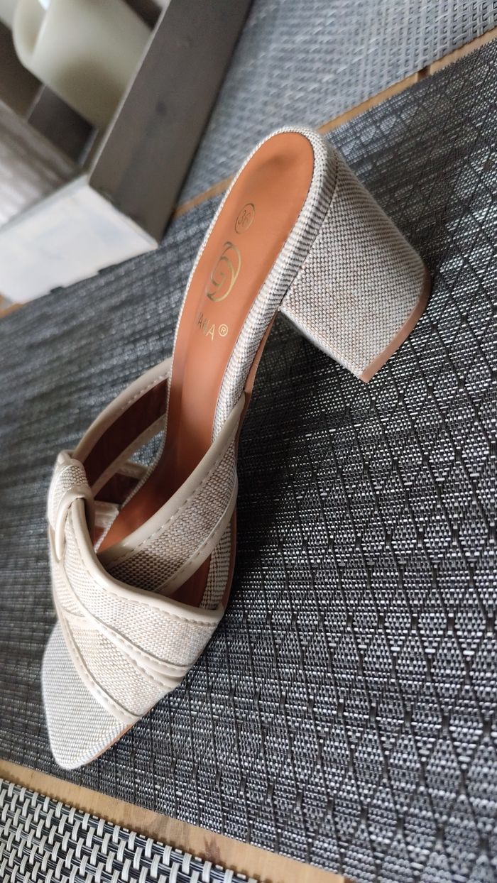 Mules talons carrés - photo numéro 3