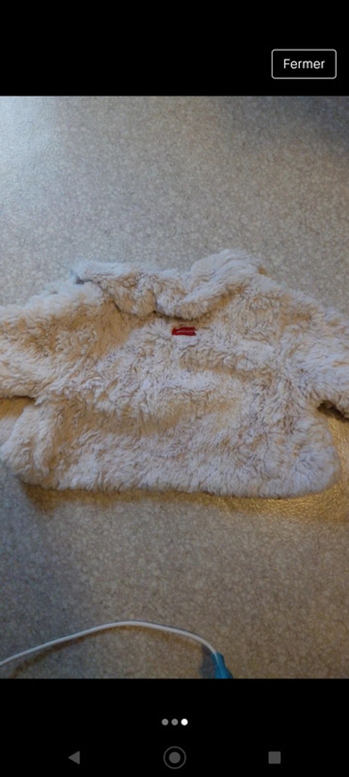 Gilet épais/ manteau beige neuf Catimini - photo numéro 3