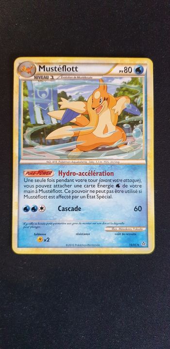 Carte pokémon Mustéflott 16/95