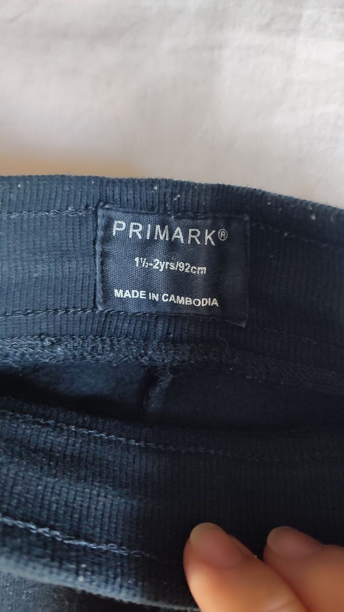 Pantalon sport bleu forcé garçon Primark - photo numéro 3