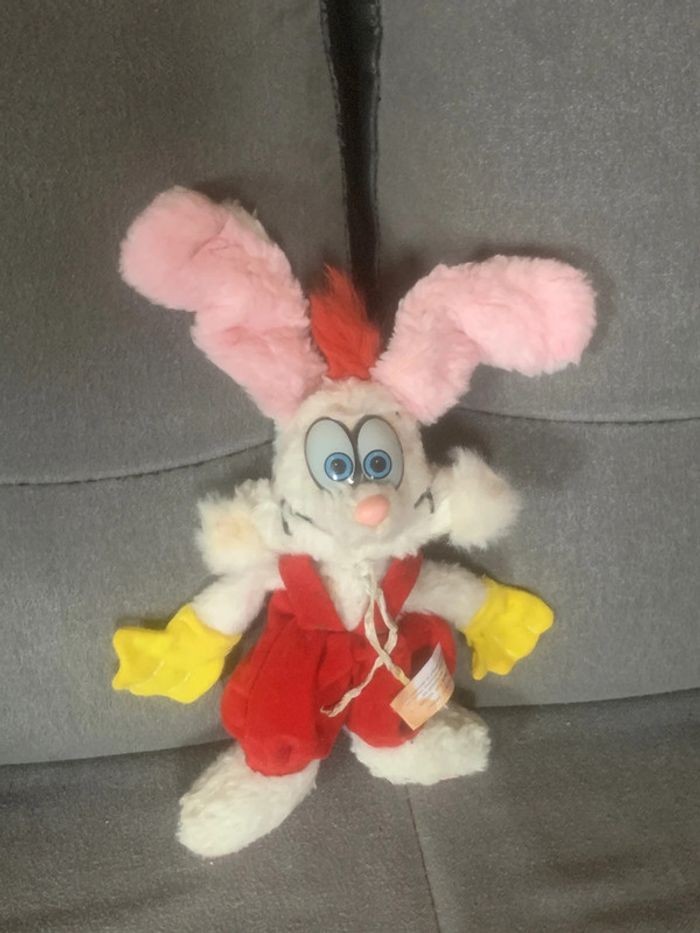 Peluche vintage mini-sac Roger Rabbit 1987
