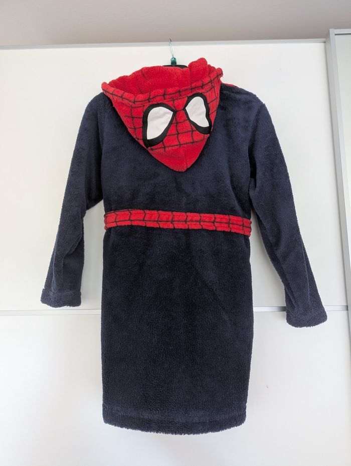 Peignoir Spiderman super hero Marvel Taille 8 ans Doux et chaud - photo numéro 2