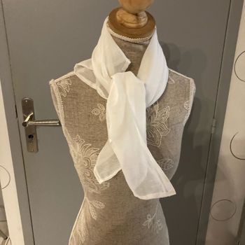 Foulard blanc