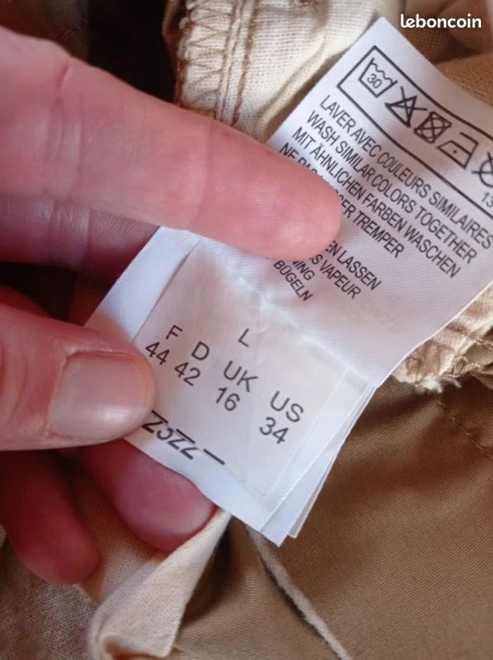 Pantalon neuf Aigle beige taille 44 modèle Billyson - photo numéro 8