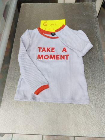 Tee-shirt manches longues 6 ans fille Kiabi