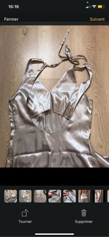 Robe satiné