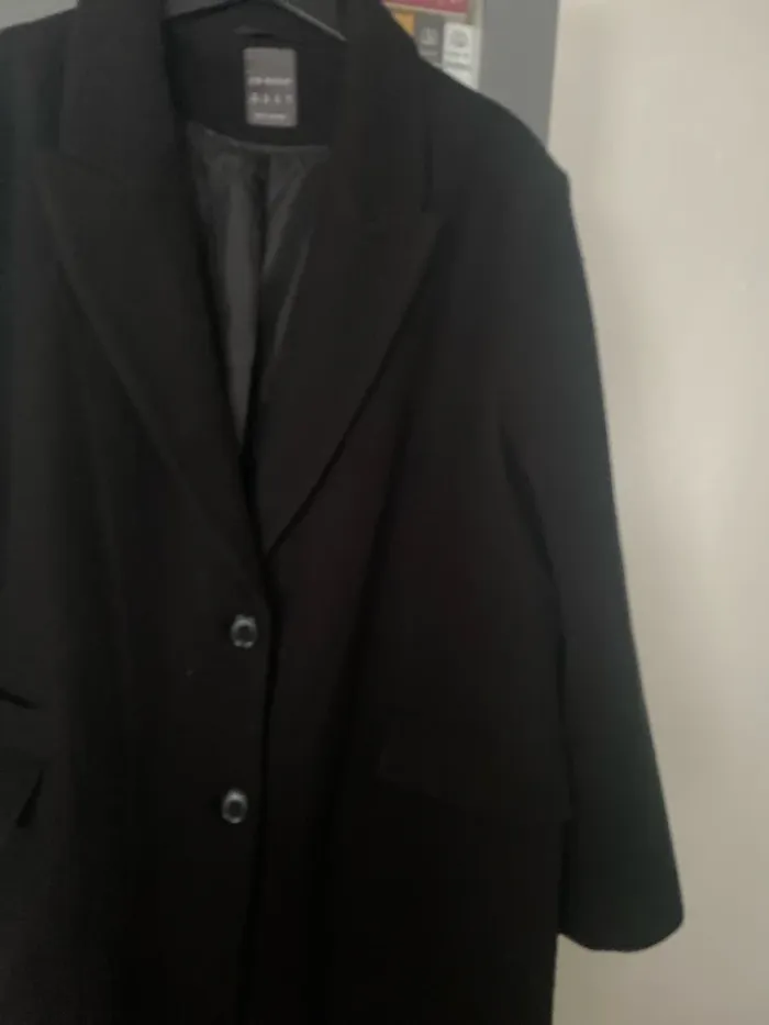 manteau noir chaud Primark eu 46 comme neuf - photo numéro 4