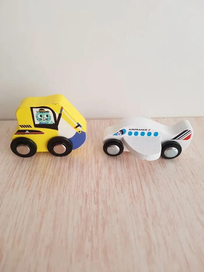 Voitures Auzou, totem et blocs de construction en bois - photo numéro 5