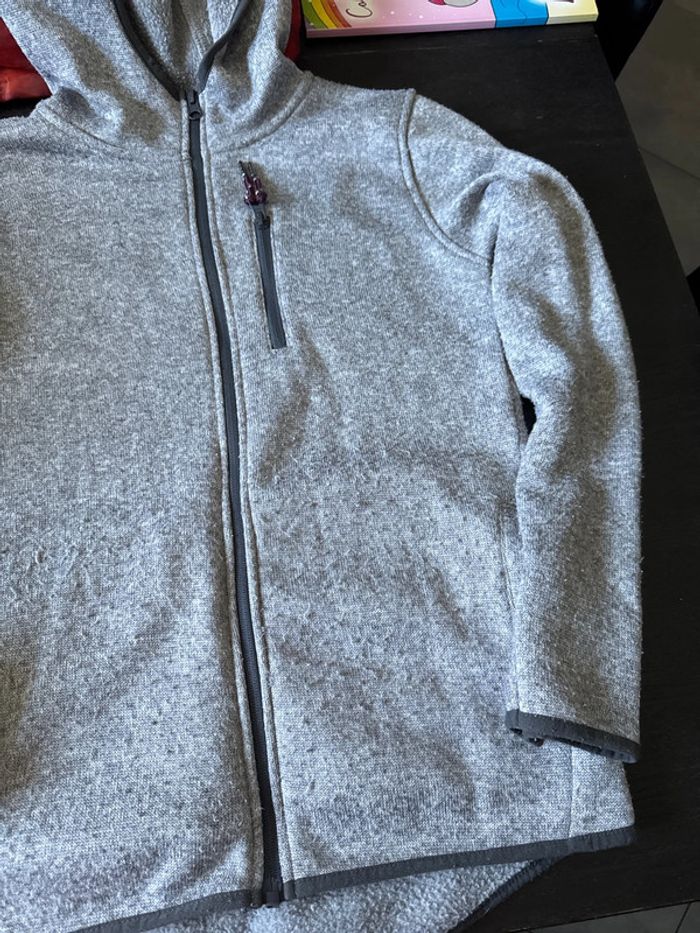 Veste polaire garçon grise - photo numéro 3