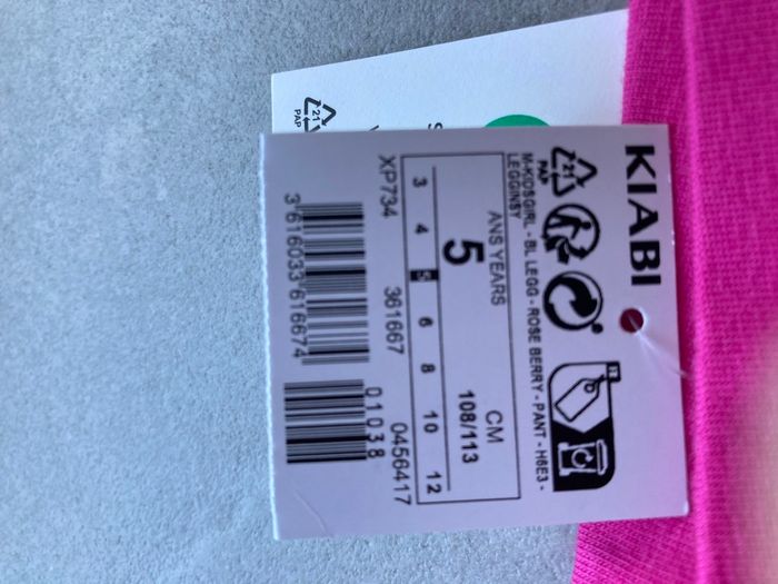 Legging rose kiabi  5 ans - photo numéro 2