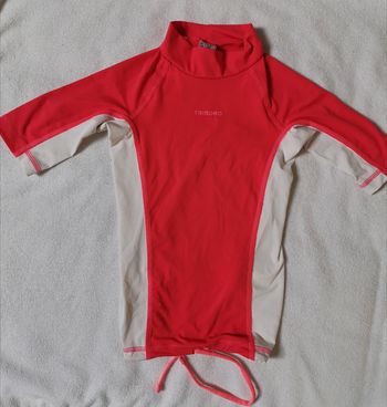 T shirt de bain anti uv tribord fille 6 ans