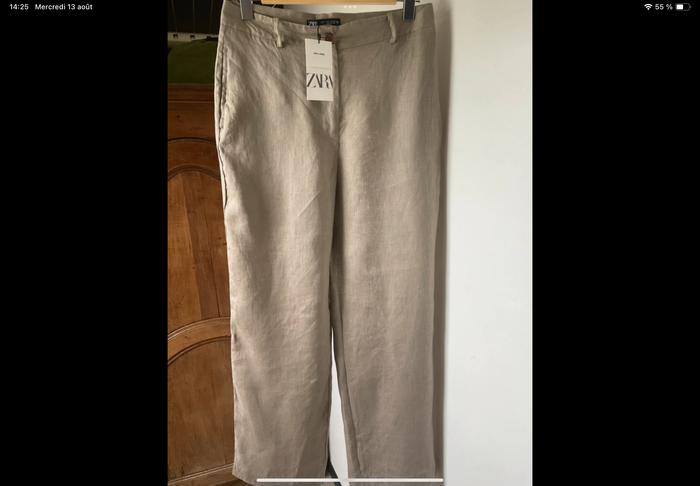 ZARA pantalon lin