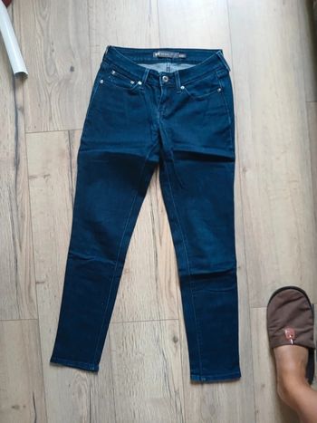 Jean bold curve modern rise skinny levis 25x30 FR34 bleu marine