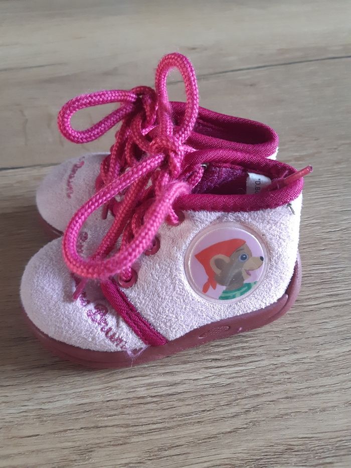 Chaussons petit ours brun 18