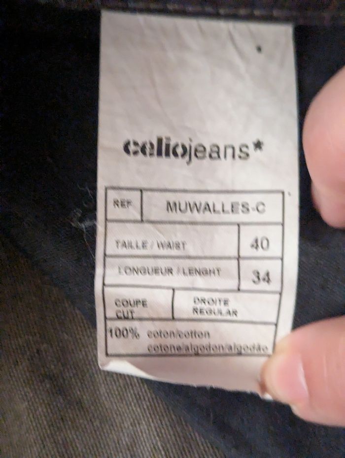 Jean H T40 CELIOJEAN gris foncé - photo numéro 5