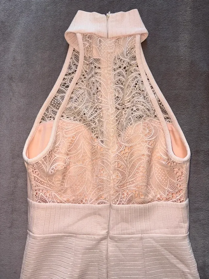 Robe femme new look taille XS couleur rose poudré en très bon état - photo numéro 7