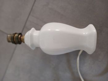 pied de lampe céramique blanche neuve
