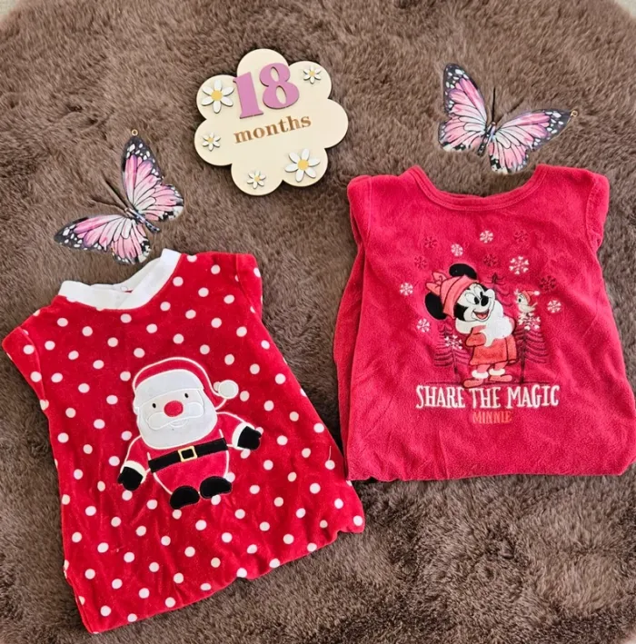 Lot de pyjama 18 mois hiver Noël
