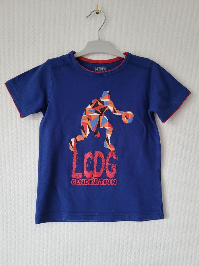 T-shirt bleubroi LCDP 5 ans TBE - photo numéro 2
