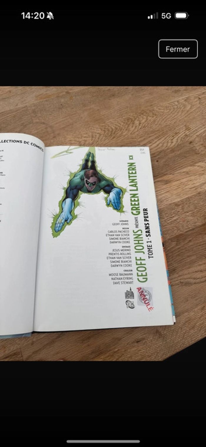 Livre Geoff John présente Green Lantern Intégrale - Tome 1 - photo numéro 5