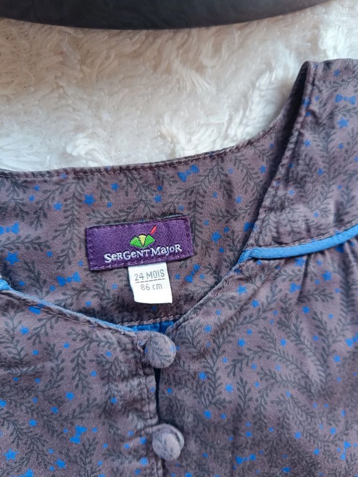 Robe Fille 24 mois Sergent major 100% coton - photo numéro 5