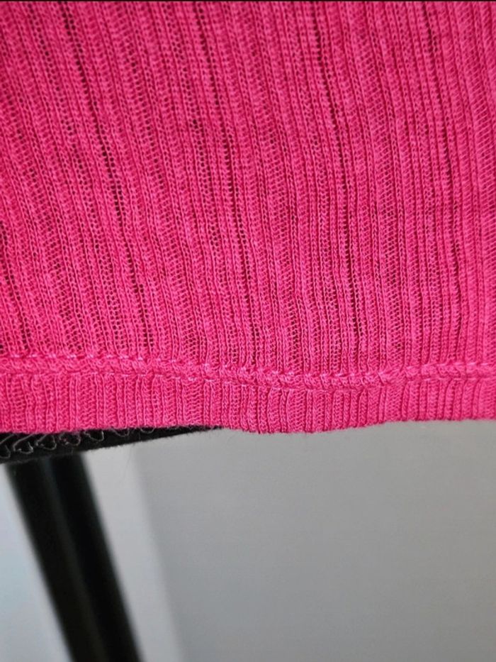 NEUF Top sans manche Chattawak fuschia taille 36 - photo numéro 6