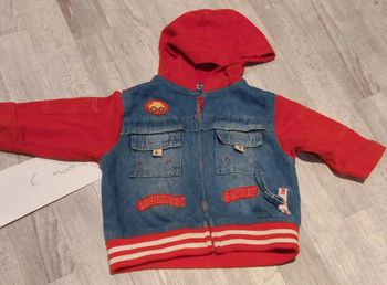 Veste jean large