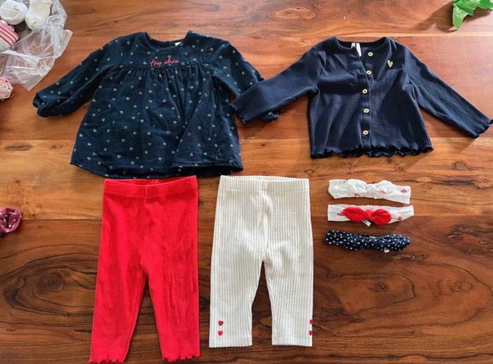 Ensemble tunique legging fille 9 mois