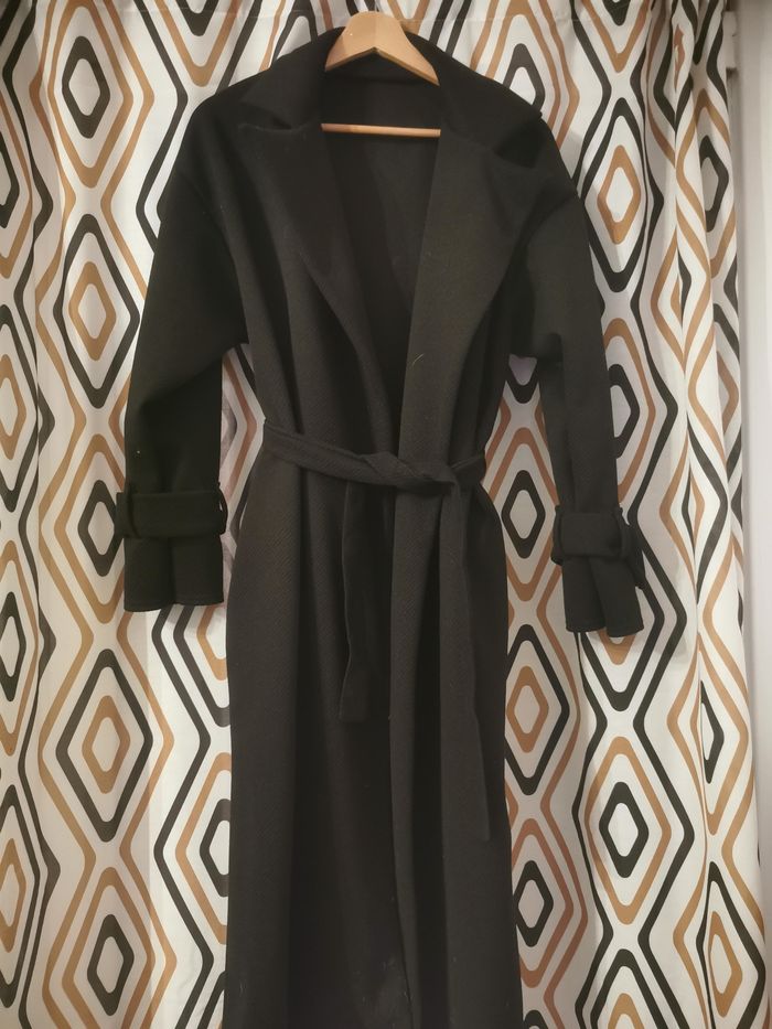 manteau oversize couleur noir