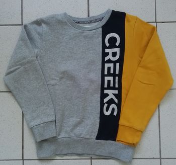 Pull léger col rond garçon. 12ans. Creeks