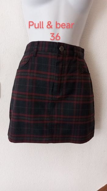 Jupe courte carreaux femme 36