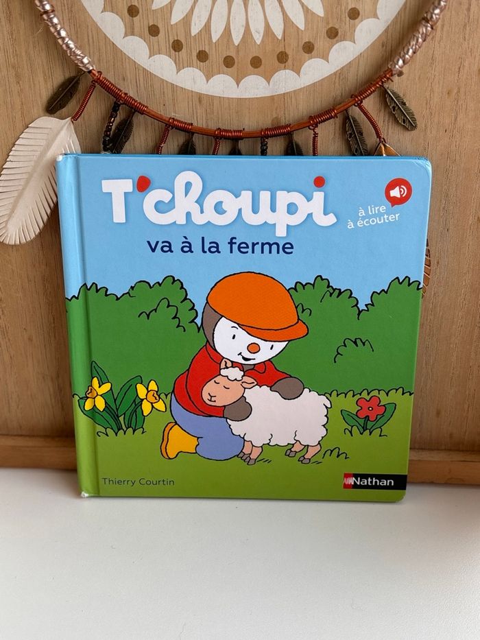 Livre tchoupi à la ferme