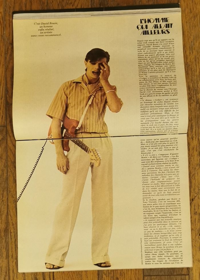 Ancien magazine rock & folk couverture David Bowie 1979 vintage - photo numéro 4