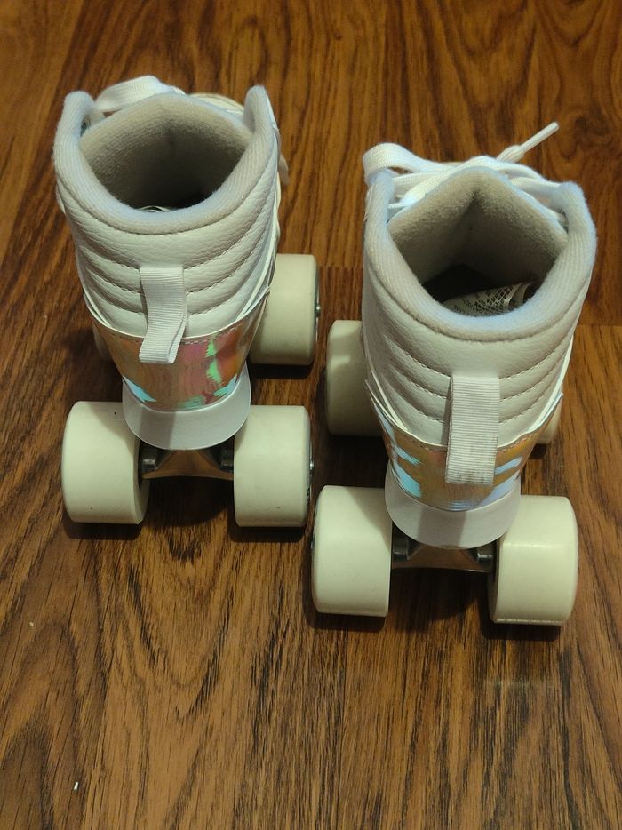 Patins à roulettes Oxelo holographiques – Taille 29 - photo numéro 7