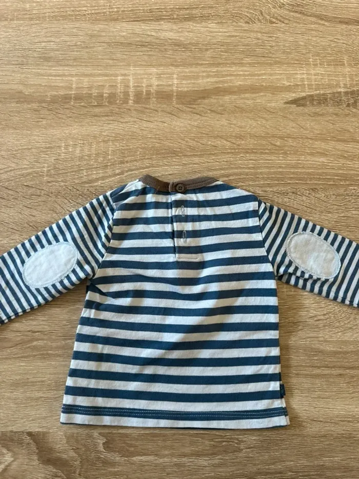 T-shirt manches longues à rayures - photo numéro 4