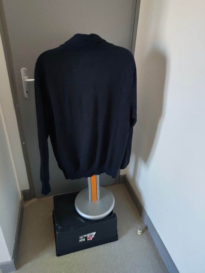 Cardigan bleu chiné - photo numéro 2