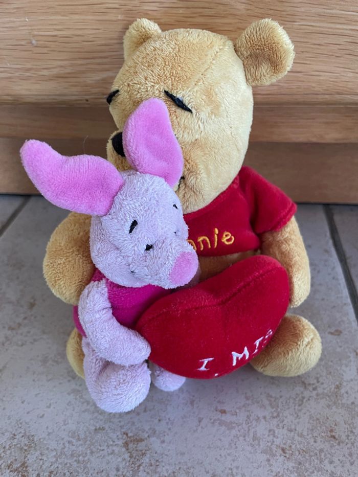 Peluche Winnie l'ourson et Porcinet - photo numéro 2