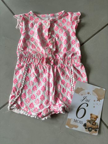 Combi short 6 mois