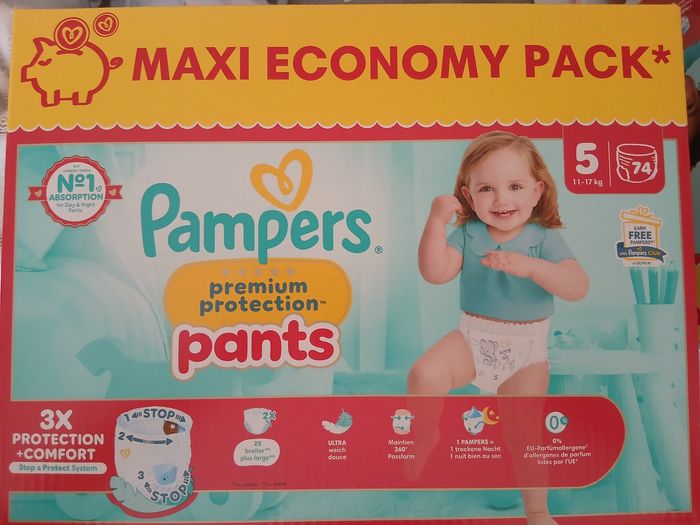 74 pants pampers premium t5