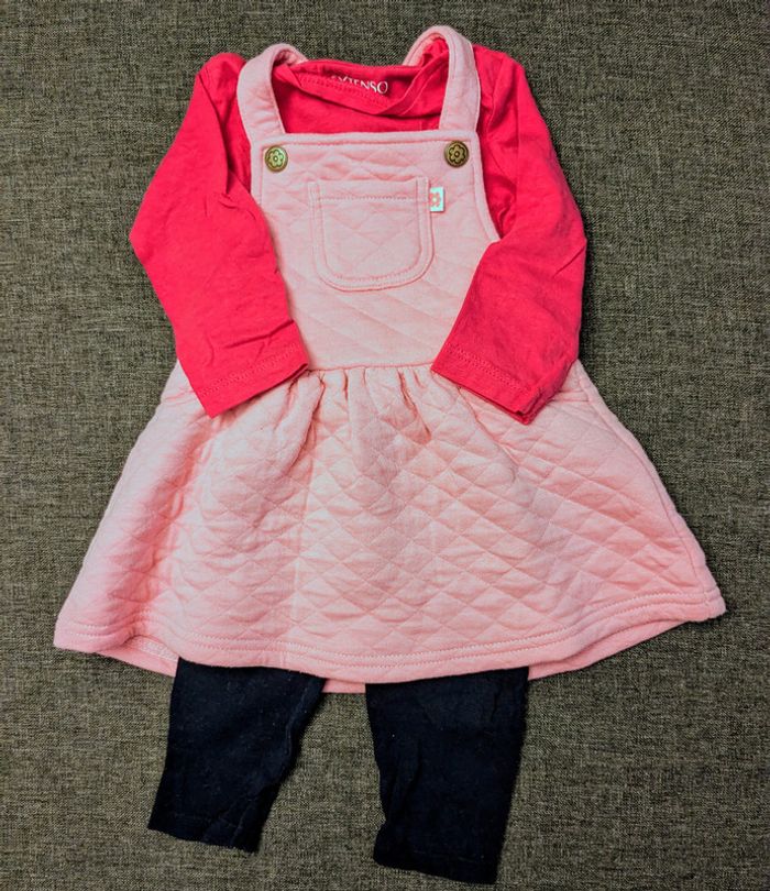 4 robes + 4 T-shirts + 1 Legging - Multimarques - 6 mois - 68 com - photo numéro 7