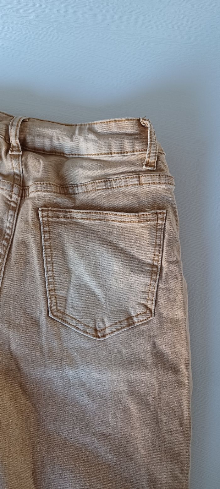 Pantalon femme jeans élastique taille s - photo numéro 10