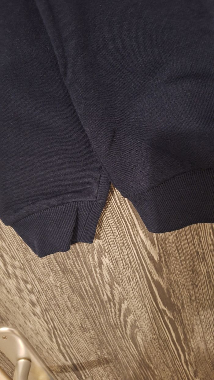 Sweat à col rond en molleton bleu marine - photo numéro 3