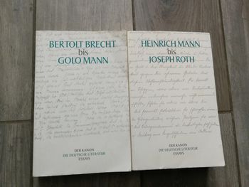Lot de livres en allemand Heinrich Mann & Bertolt Brecht
