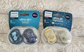 Lot de 4 sucettes 🍭 Avent Ultra air 18 mois +