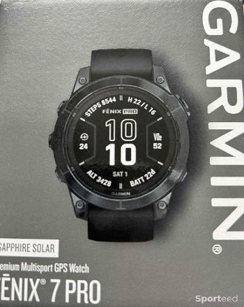 Garmin Fenix 7 Pro Solard Titane neuf