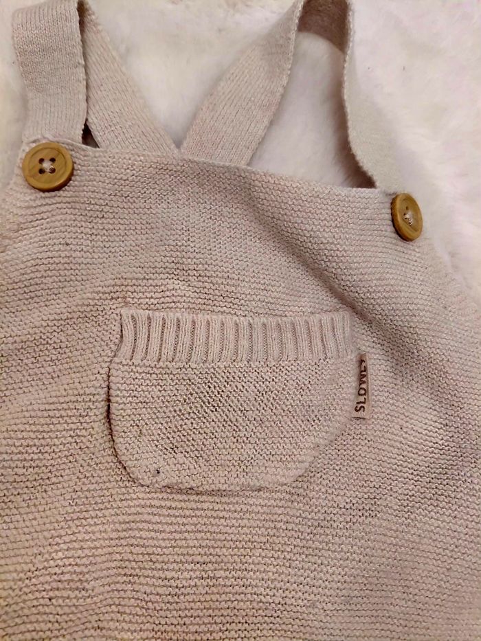 Salopette maille 12 mois - photo numéro 2