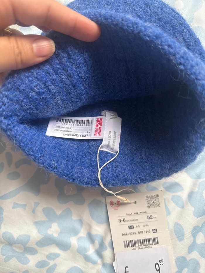 Bonnet chaud de Zara neuf 3/6 ans - photo numéro 3