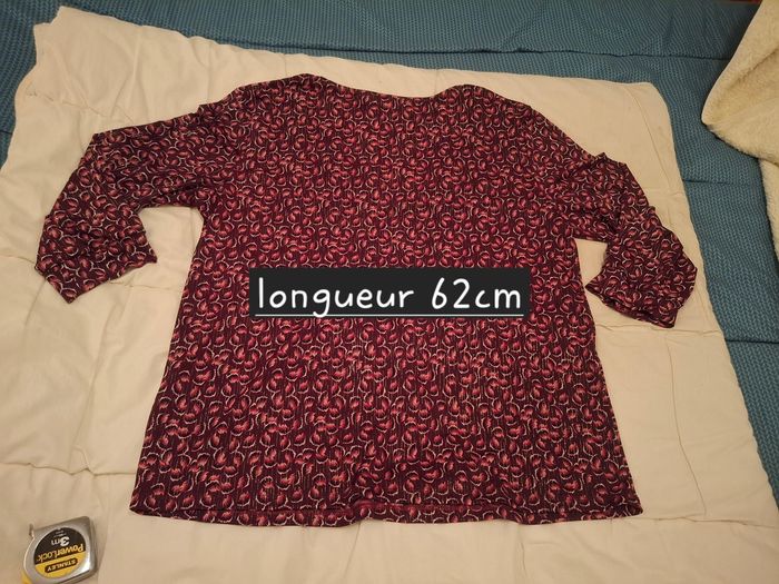 Blouse bordeaux 42/44 - photo numéro 8