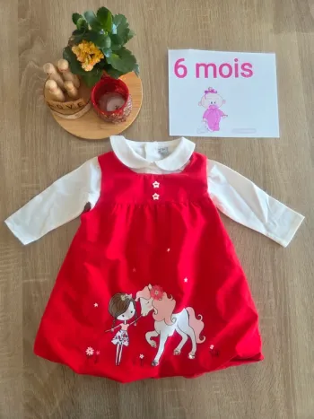 Robe et tee-shirt 6m